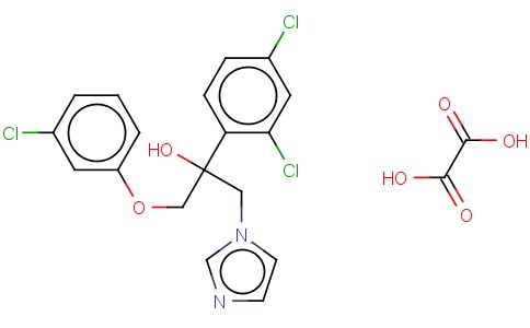 1H-IMIDAZOLE-1-ETHANOL, ALPHA-((3-CHLOROPHENOXY)METHYL)-ALPHA-(2,4-DIC HLOROPHENYL)-, ETHANEDIOATE S